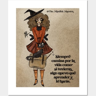 Spanish teacher witch Posters and Art